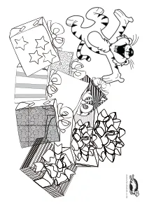 coloring,craft-coloring,party,tiger