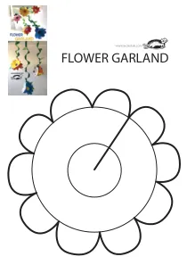 craft,craft-coloring,flower,garland,spring