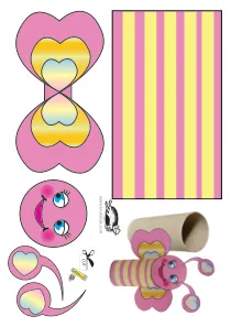 butterfly,craft,craft-coloring,insect,paper-toy,roll,toilet-paper-roll