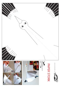 bird,craft,craft-coloring,paper-toy,spring,stork