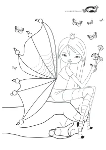 butterfly,coloring,craft-coloring,fashion,girl,insect