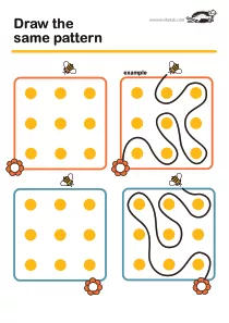 attention,dots,fine-motor,logic,make-the-same,prewriting