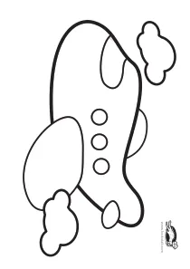 coloring,craft-coloring,plane