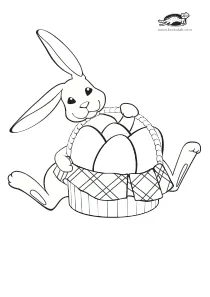 basket,bunny,coloring,craft-coloring,easter,egg,rabbit