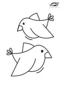 bird,coloring,craft-coloring,spring