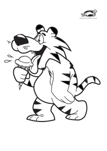 coloring,craft-coloring,cream,food,ice,ice-cream,summer,tiger