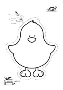 chicken,easter,fine-motor,prewriting,scissors,tracing
