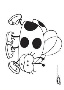 coloring,craft-coloring,insect,ladybird,ladybug