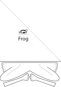 3d,animals,craft,craft-coloring,frog,origami,paper-toy,sea,summer