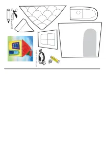 collage,fine-motor,house,scissors
