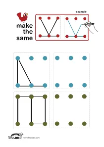 attention,dots,fine-motor,logic,make-the-same,order,pattern,prewriting
