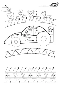 car,fine-motor,prewriting