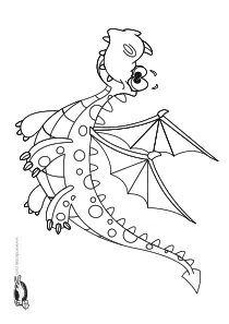 coloring,craft-coloring,dragon