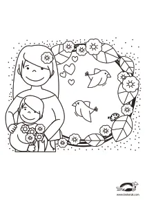 coloring,craft-coloring,mother,mothers-day,spring,wheat