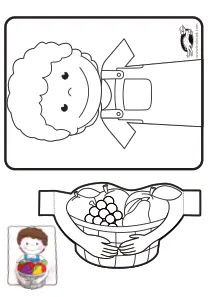 craft,craft-coloring,fruit,kids,vegetables
