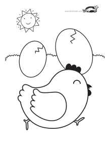 coloring,craft-coloring,easter,egg,hen