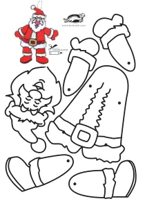 christmas,claus,fine-motor,paper-toy,santa-claus,scissors,winter