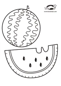 coloring,craft-coloring,summer,watermelon