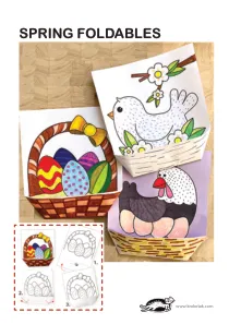 basket,bird,chicken,craft-coloring,easter,egg,hen