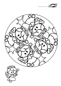 angel,christmas,coloring,craft-coloring,mandala,winter