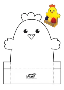chicken,craft,craft-coloring,easter,egg,holder,wreath