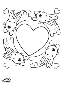 bunny,coloring,craft-coloring,easter,heart,rabbit,valentines-day