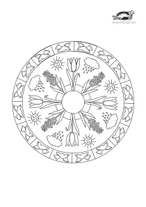 coloring,craft-coloring,hyacinth,mandala,mother,mothers-day,spring,tulip