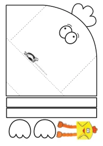chicken,craft,craft-coloring,easter
