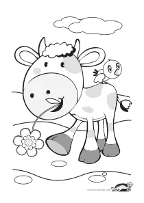 coloring,cow,craft-coloring