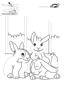 bunny,easter,fine-motor,prewriting,rabbit