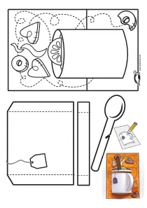 coloring,craft-coloring,cup,drink,food,tea