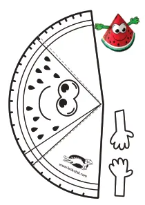 3d,craft,craft-coloring,dancing,summer,watermelon
