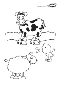 animals,coloring,cow,craft-coloring,duck,sheep