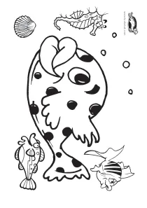 coloring,craft-coloring,fish,sea,summer