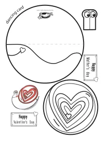 card,craft,craft-coloring,dancing,flower,heart,mother,mothers-day,snail,valentines-day