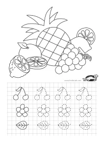 fine-motor,fruit,prewriting,squares