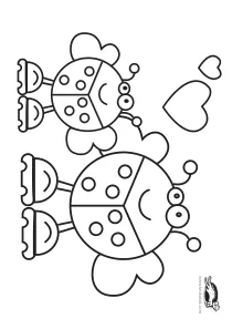 coloring,craft,craft-coloring,heart,ladybird,ladybug,mother,mothers-day,valentines-day