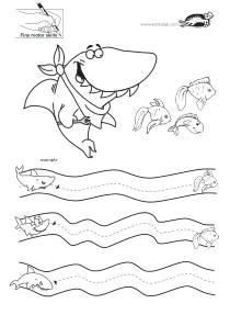 fine-motor,fish,prewriting,shark