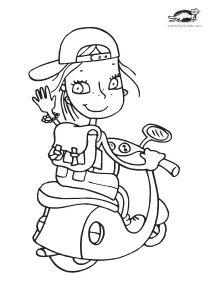 coloring,craft-coloring,girl,transport