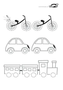 car,fine-motor,tracing,train