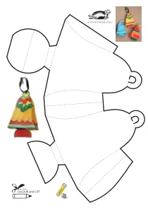 bell,christmas,fine-motor,paper-toy,scissors,winter