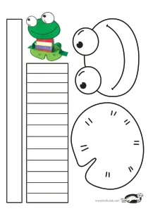3d,craft,craft-coloring,frog,summer