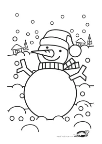 christmas,coloring,craft-coloring,snowman,winter