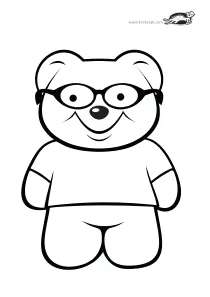 bear,coloring,craft-coloring