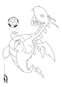 coloring,craft-coloring,dinosaur,dragon,football
