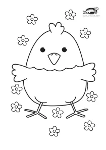 chicken,coloring,craft-coloring,easter