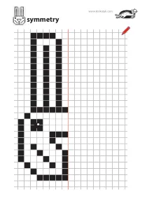 bunny,coloring,craft-coloring,draw,easter,rabbit,squares,symmetry