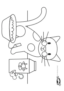 cat,coloring,craft-coloring,food