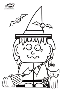 coloring,craft-coloring,halloween,witch