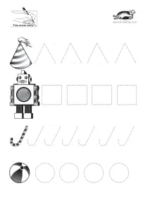 fine-motor,prewriting,robot,shapes,tracing
